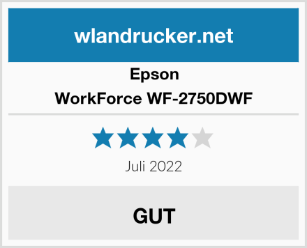 Epson WorkForce WF-2750DWF Test