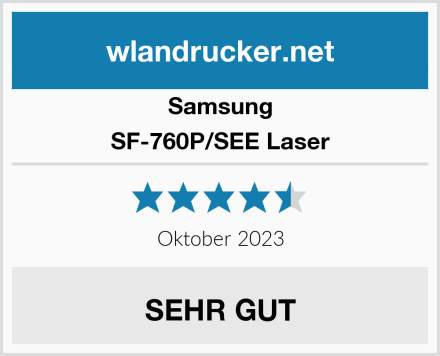 Samsung SF-760P/SEE Laser Test