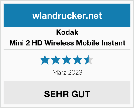 Kodak Mini 2 HD Wireless Mobile Instant Test