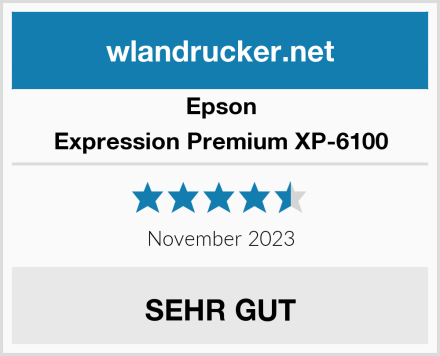 Epson Expression Premium XP-6100 Test
