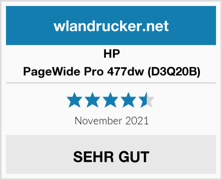 HP PageWide Pro 477dw (D3Q20B) Test