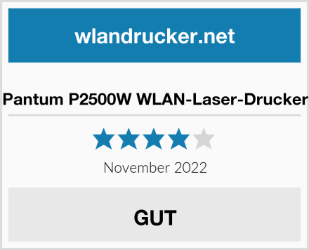 No Name Pantum P2500W WLAN-Laser-Drucker Test