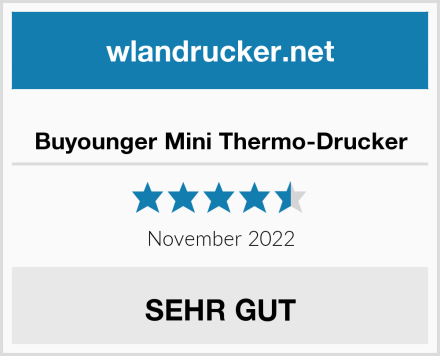  Buyounger Mini Thermo-Drucker Test