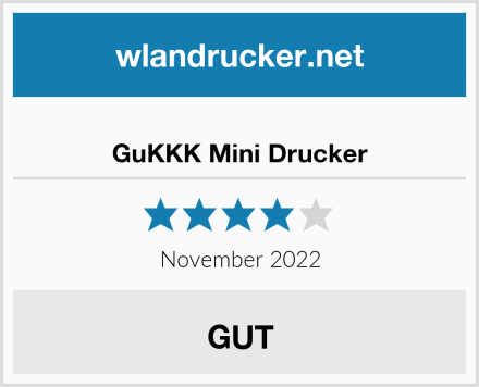  GuKKK Mini Drucker Test