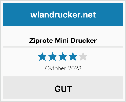 No Name Ziprote Mini Drucker Test