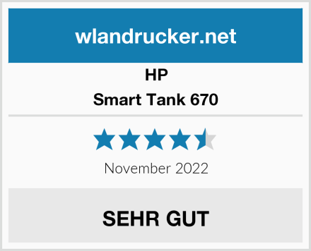 HP Smart Tank 670 Test