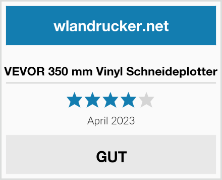  VEVOR 350 mm Vinyl Schneideplotter Test