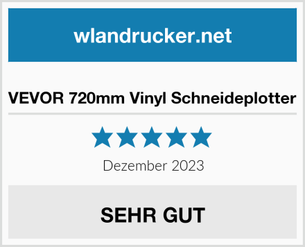  VEVOR 720mm Vinyl Schneideplotter Test