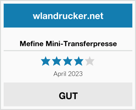  Mefine Mini-Transferpresse Test