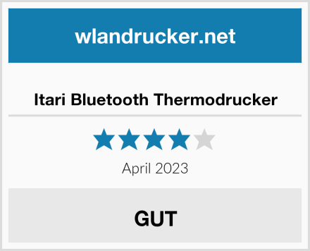  Itari Bluetooth Thermodrucker Test