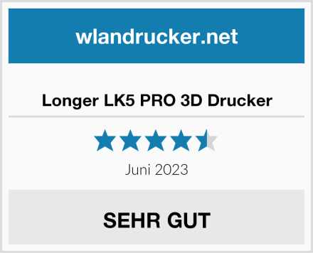  Longer LK5 PRO 3D Drucker Test