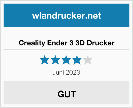  Creality Ender 3 3D Drucker Test