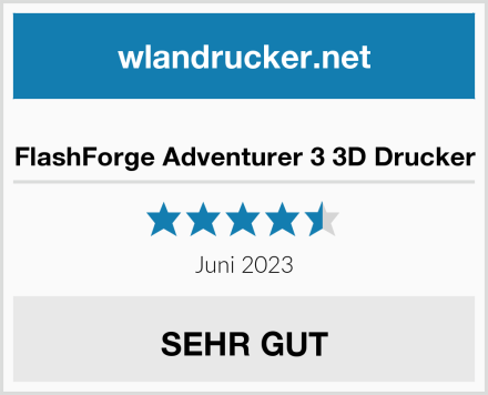  FlashForge Adventurer 3 3D Drucker Test