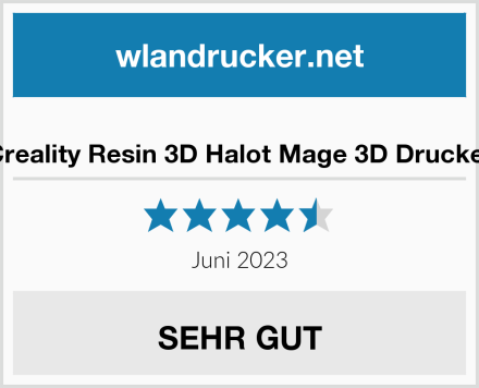  Creality Resin 3D Halot Mage 3D Drucker Test