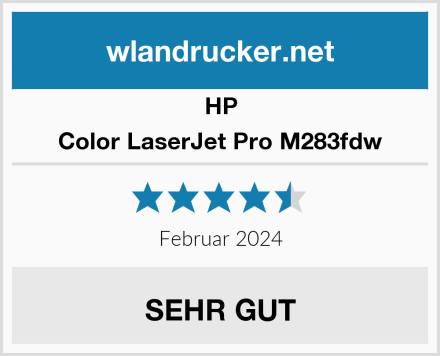 HP Color LaserJet Pro M283fdw Test
