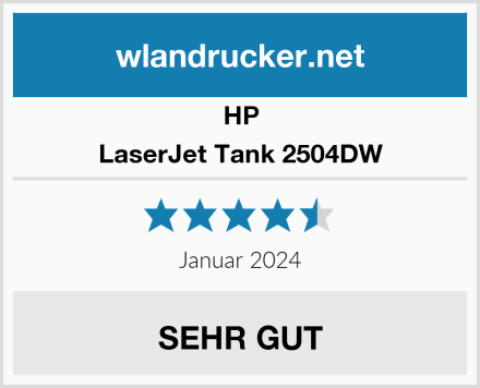 HP LaserJet Tank 2504DW Test