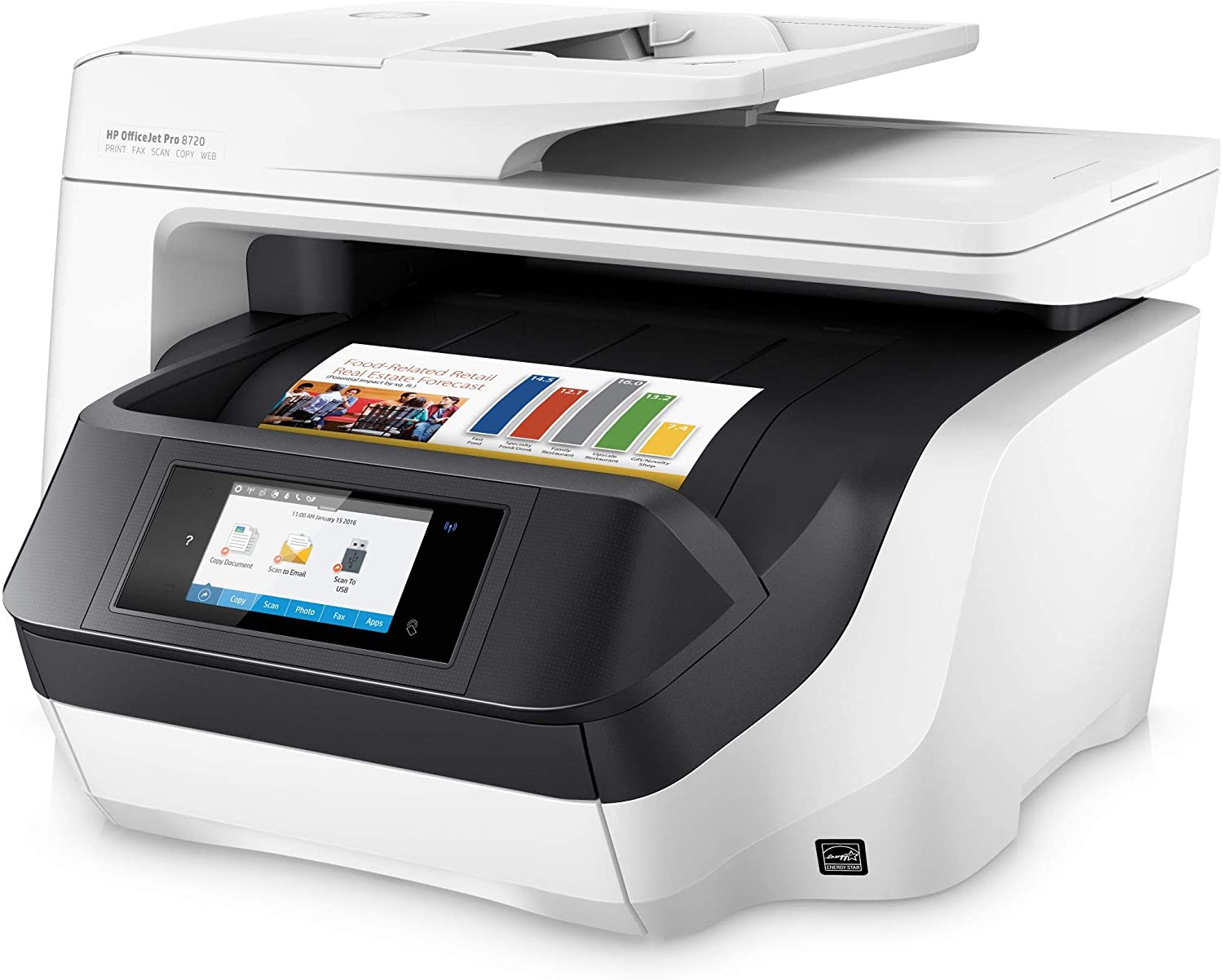 HP OfficeJet Pro 8720 Multifunktionsdrucker | WLAN Drucker ...
